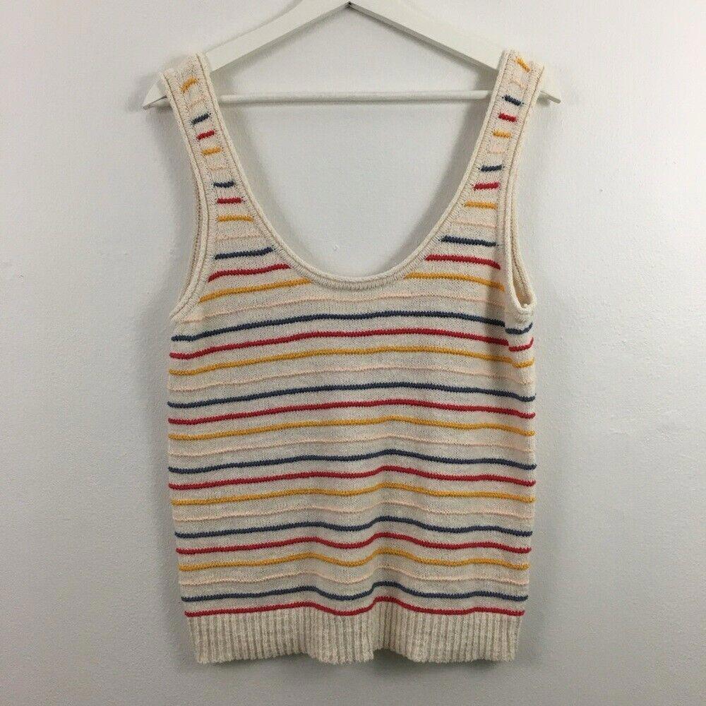 Madewell Multicolor Striped Tank Top